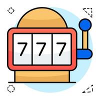 A design, icon of jackpot game vector