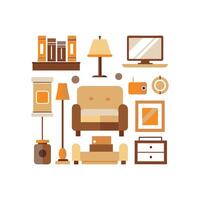 Artistic Icons for Unique Sofa Designs vector