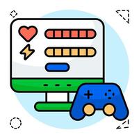 A design icon of health points vector