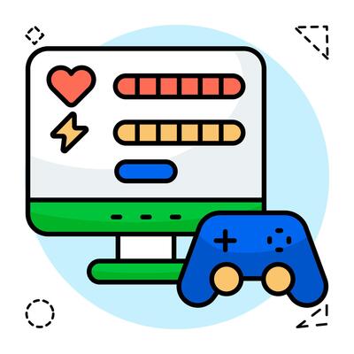 A design icon of health points