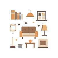 Creative Icons for Unique Sofa Options vector