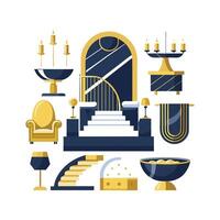 Quality Icons for Luxury Features vector