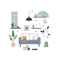 Chic Icons for Minimalist Design Essentials vector