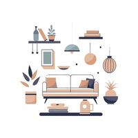 Stylish Icons for Minimalist Home Design vector