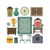 Creative Icons for Rustic Vintage Decor vector