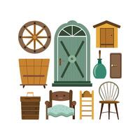 Elegant Icons for Rustic Vintage Collection vector