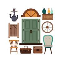Creative Icons for Stylish Rustic Decor vector
