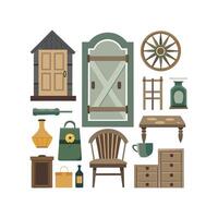 Elegant Icons for Classic Vintage Styles vector