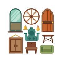 Creative Icons for Rustic Vintage Decor. vector
