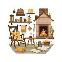 Intricate Icons for Stylized Rustic Farmhouse Decor vector