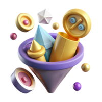 beautiful contemporary Conversion Rate Optimization Icon Cutout for Landing Page Design exclusive png