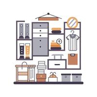 Elegant Icons for Multifunctional Storage Designs vector
