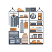 Elegant Icons for Practical Storage Solutions vector