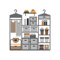 Chic Icons for Versatile Storage Ideas vector