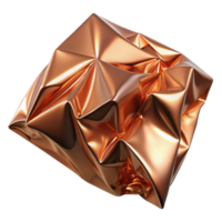 serene minimalist Copper Foil Texture Wrinkled Surface Transparent for Crafts high quality png