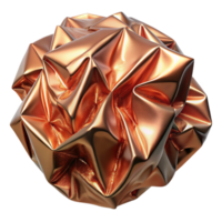 magnificent minimalist Copper Foil Texture Crinkled Surface Effect Cutout for Craft Project Use high resolution png