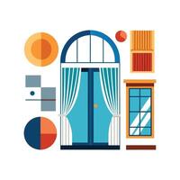 Diverse Icons for Stylish Modern Windows vector