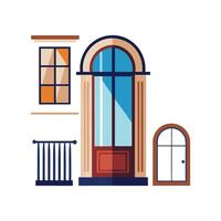 Modern Icons for Functional Windows and Door Strategies vector