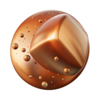 magnificent artistic Copper Gradient Texture Smooth Transition Transparent for Web Graphics high quality png