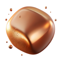 dramatic minimalist Copper Gradient Texture Smooth Transition Transparent for Web Graphics png
