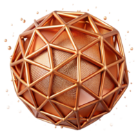 magnificent rustic Copper Mesh Texture Wireframe Pattern Cutout for Engineering professional png