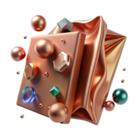 impressive abstract Copper Metal Sheet Isolated for Architectural Projects high resolution png