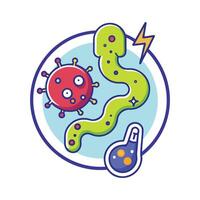 Bacterial Septic Shock in Humans vector