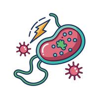 BacteriaInduced Septic Shock vector