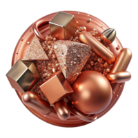stunning abstract Copper Texture Abstract Pattern Transparent for Branding png