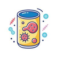 Bacteria in Expired Baby Formula Causing Illness vector