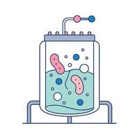 Bacteria Found in Fermentation Tanks vector