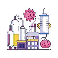 Bacterial Contamination in Industrial Dairy Processing Plants vector