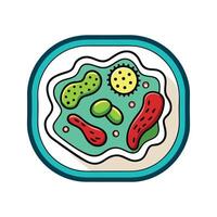Bacteria Found in Old Dish Drying Mats vector