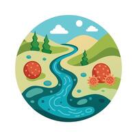 Bacteria Found in Polluted Riverbanks Causing Health Issues vector