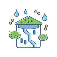 Bacterial Contamination in Rainwater Collected from Rooftops vector