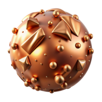stunning classic Copper Texture Realistic Material Cutout for 3d Rendering detailed png