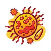 Investigating Rapid Bacterial Multiplication in Warm Conditions vector