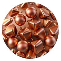 dramatic minimalist Copper Texture Seamless Tileable Pattern Isolated for Game Assets genuine png