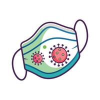 Bacterial Presence on Reusable Cloth Face Masks vector