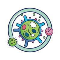 Exploring Bacteria on Unwashed Car Steering Wheels vector