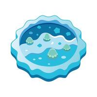 Presence of Bacteria in Antarctic Lakes Covered by Ice vector