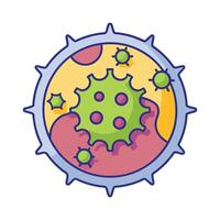 Investigating Bacterial Survival in High Radiation Areas vector