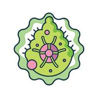 Presence of Bacteria in High Radiation Environments vector