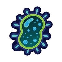 Exploring Bioluminescent Bacteria Glowing Dark vector