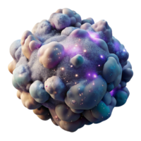 serene creative Cosmic Dust Nebula Isolated for Scifi Projects original png