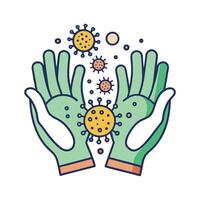 Analyzing Foodborne Bacteria Transmission on Unclean Hands vector