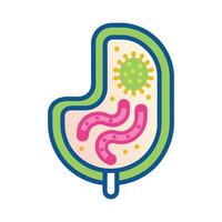 Examining Role of Gut Bacteria in Digestion vector