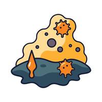 Overview of OilDegrading Bacteria in Ocean Pollution vector