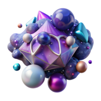 extraordinary creative Cosmic Nebula Design Isolated for Branding Elements original png