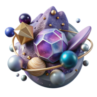 magnificent vintage Cosmic Nebula Graphic Design Isolated for Marketing Collateral high resolution png